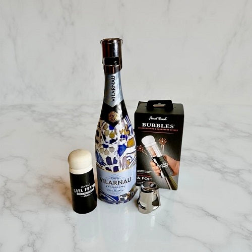 Final Touch Champagne Cork Popper with FREE STOPPER