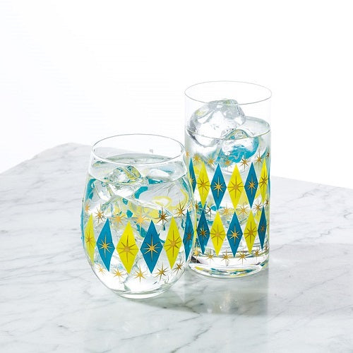 Daddy-O Deco Hiball Glass - Set of 4