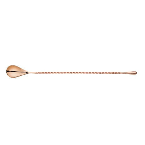 Copper-Plated Teardrop Barspoon, 30 cm
