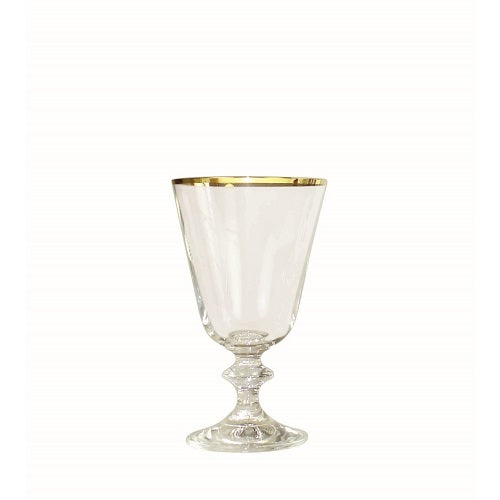 RCR Bella Crystal Gold Rim Cocktail / Wine Glass - Set of 6