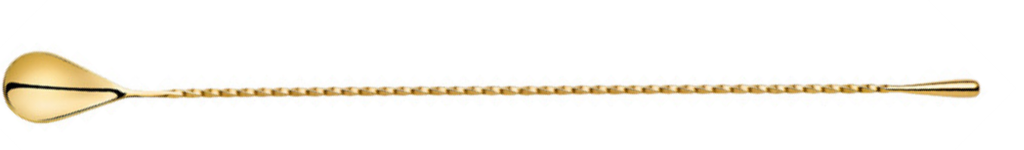 TCB Teardrop Barspoon 30 cm Gold