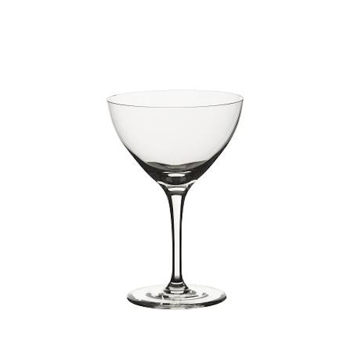 Majestic Crystal 6 - Piece 8oz. Glass Martini Glass Glassware Set