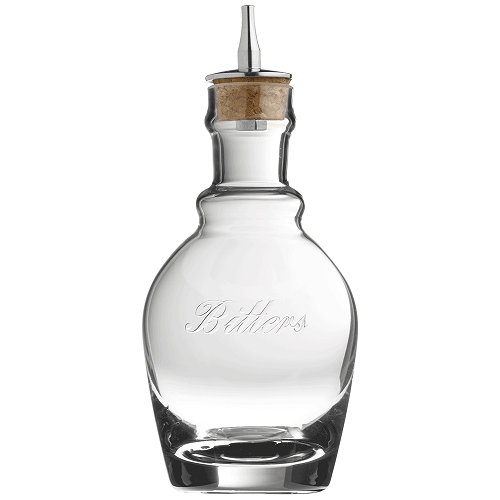 Georgian Bitters Bottle Etched, 7.5 oz