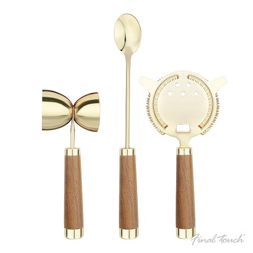 Final Touch 3 Piece Brass Mixing Tool Set