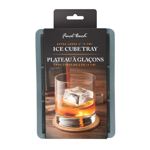 Final Touch Extra Large 2" Ice Cube Tray