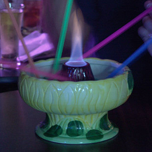 Flaming Tiki Volcano Bowl