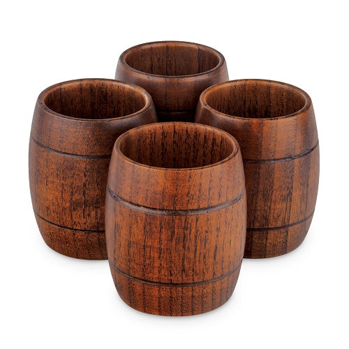 Final Touch Wood Barrel Shots - Set of 4