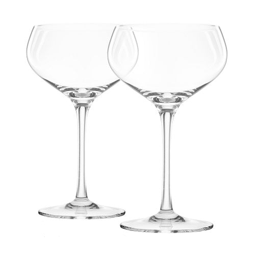Final Touch Titanium Reinforced Crystal Coupes - Set of 2