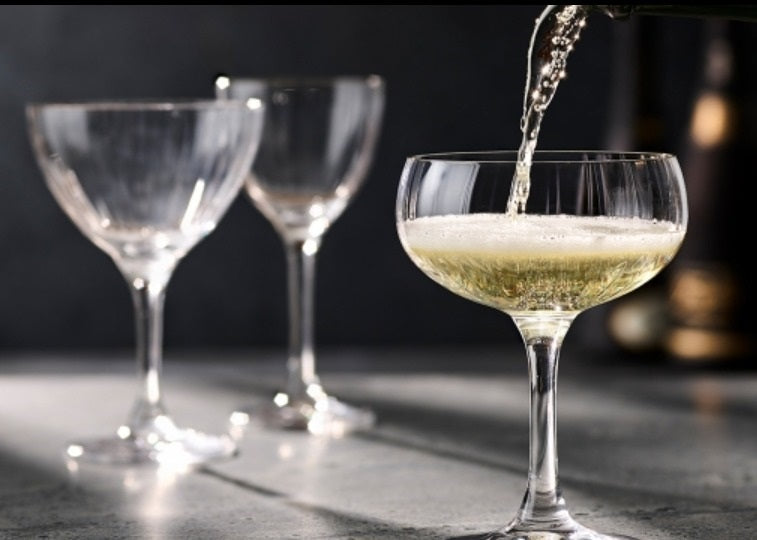 Nick and Nora Optic Cocktail Glass