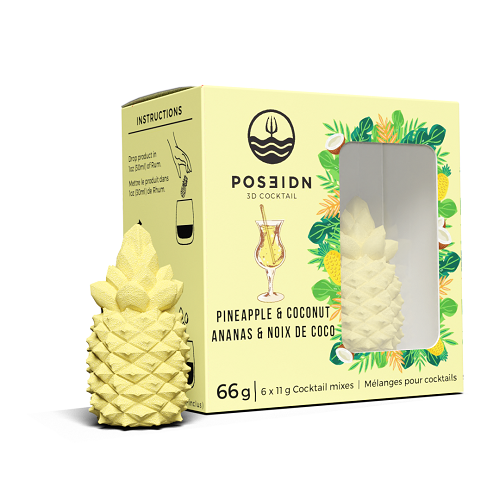 Tiki Pina Colada Cocktail Bombs - Set of 6