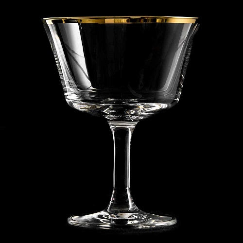 Retro Fizz with Gold Rim