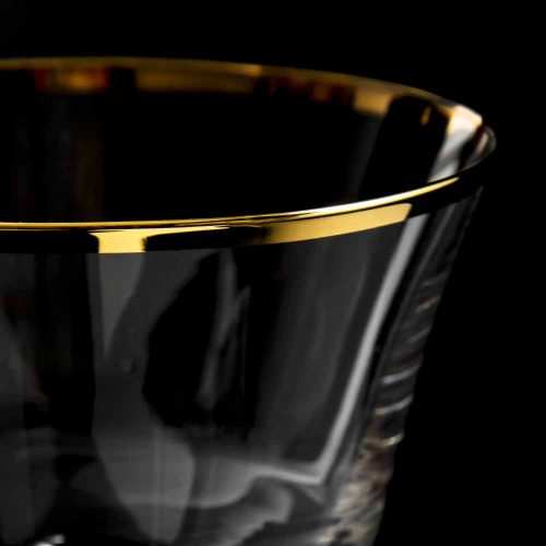 Retro Fizz with Gold Rim