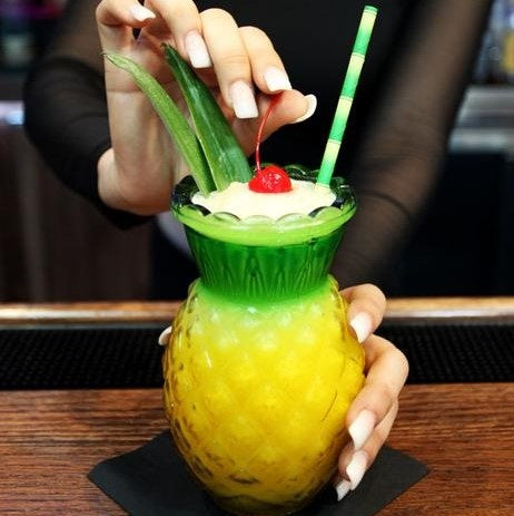 Festive Pineapple Tiki Glass - 20 oz