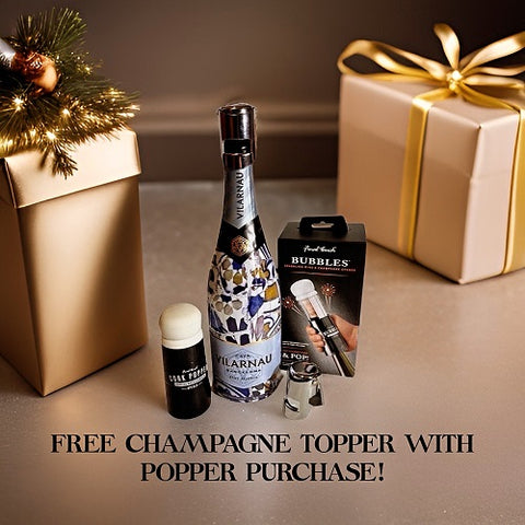 Final Touch Champagne Cork Popper with FREE STOPPER