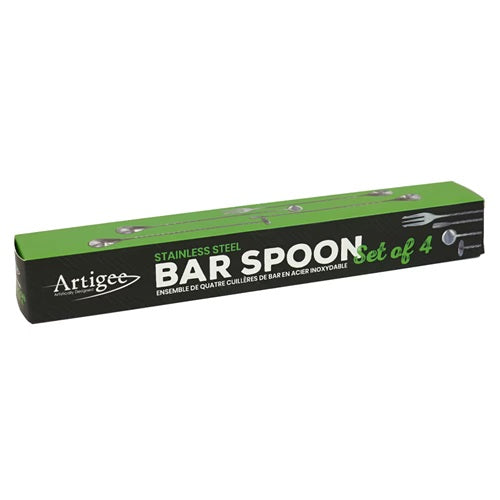 Artigee Stainless Steel Barspoons - Set of 4