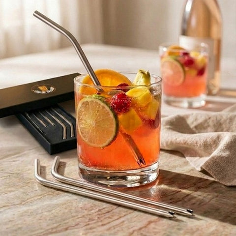 Sip N Savour Fork Straws - Set of 4