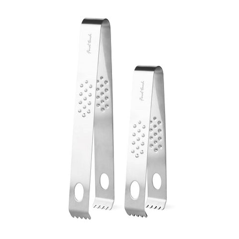 Final Touch Stainless Steel Tongs Set - Set of 2 - 5.5" & 7"