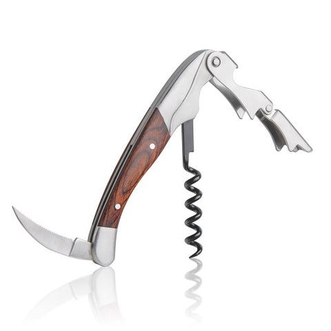 Final Touch Pro-Style Wood Waiters Corkscrew