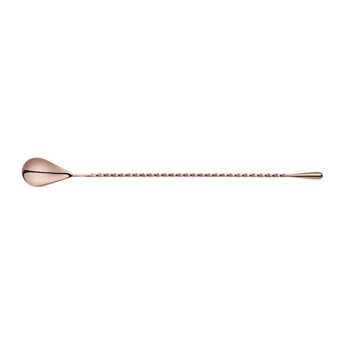 Rose Gold Teardrop Barspoon, 30 cm