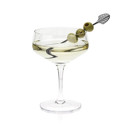 Gunmetal Deco Cocktail Picks by Viski - Set of 4