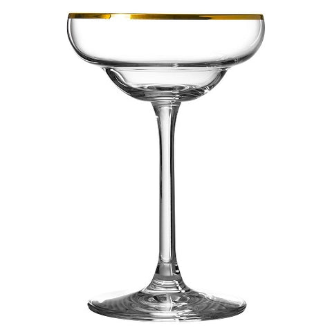 Coley Coupe Gold Rim - Set of 6