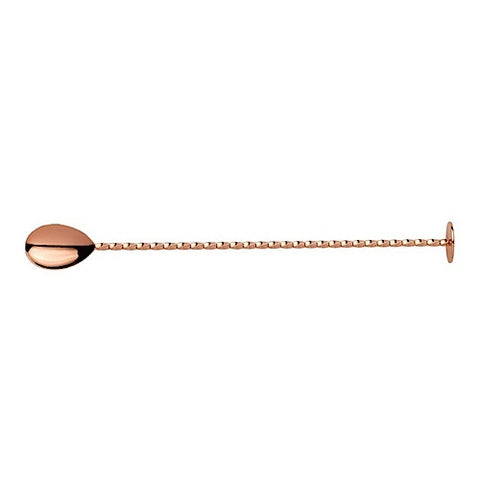 Premium Barspoon with Disk, Copper