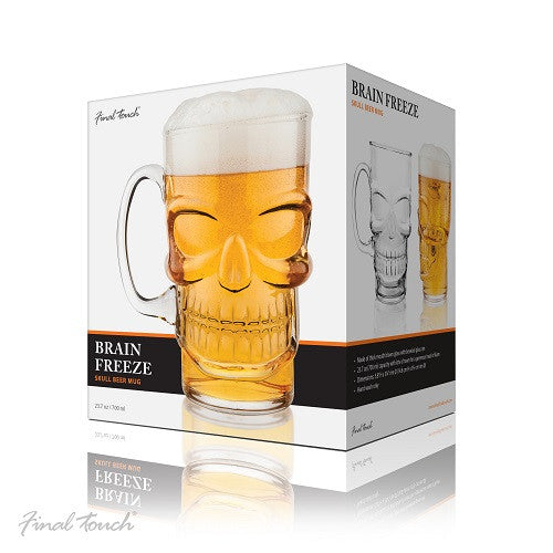 FinalTouch Brainfreeze Skull Beer Mug