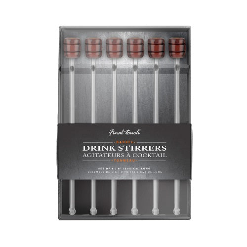 Rum Barrel Stir Sticks - Set of 6