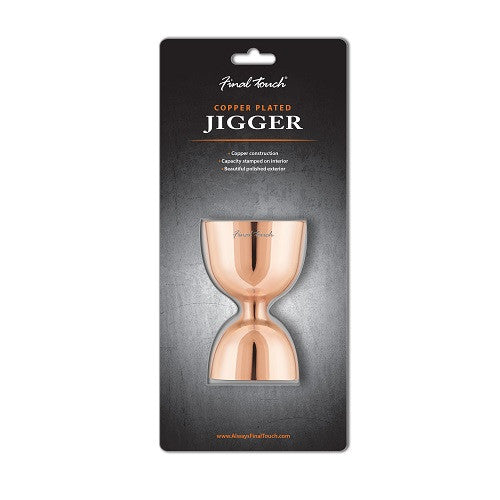 Final Touch Copper Jigger, 1 oz x 2 oz