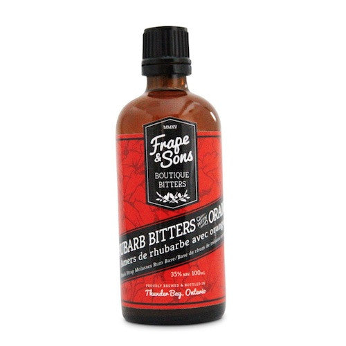 Frape & Sons Rum and Rhubarb with Bitter Orange Bitters, 100 ml