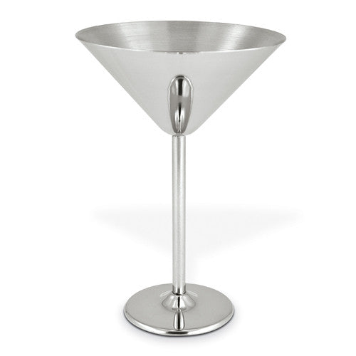 Stainless Steel Martini Glass with Mirror Finish