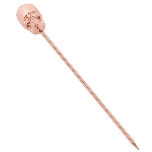 Copper Skull Cocktail Pick