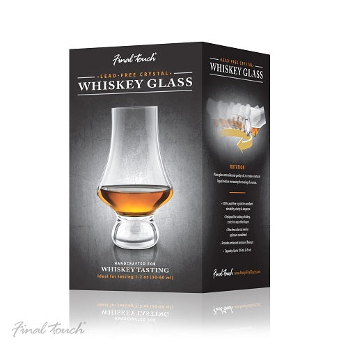 Final Touch Crystal Whiskey Tasting Glass