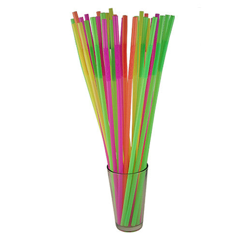 Mammoth Neon Bendy Straws, Pack of 200
