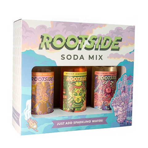 Rootside Bitters and Mixers Syrup Gift Set