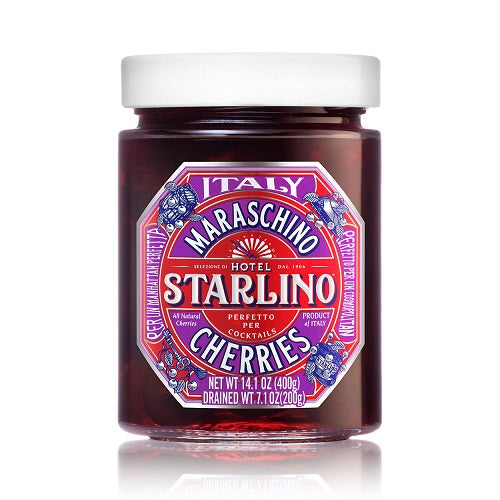 Starlino Maraschino Cherries - 420 gram jar
