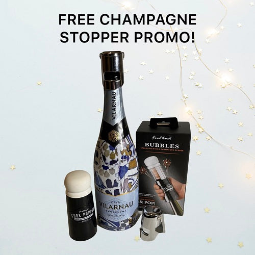 Final Touch Champagne Cork Popper with FREE STOPPER