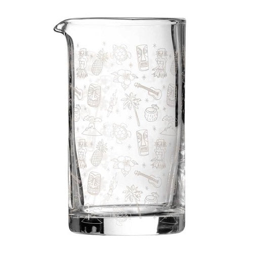 Tiki Mixing Glass