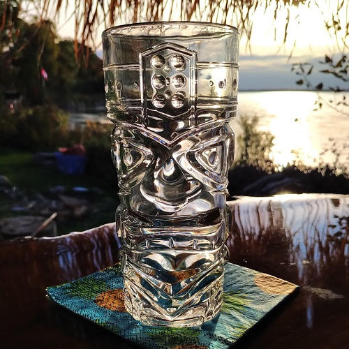 Clear Totem Tiki Glass