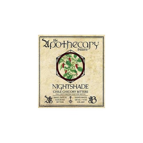 Apothecary Nightshade Chile Chickory Bitters, 4 oz (seasonal)