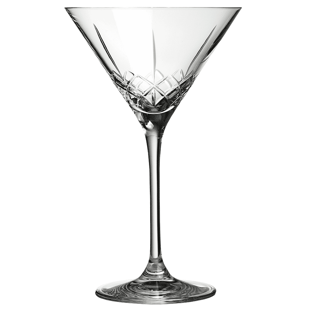 Ginza Tall Cuts Martini Glass - Set of 6