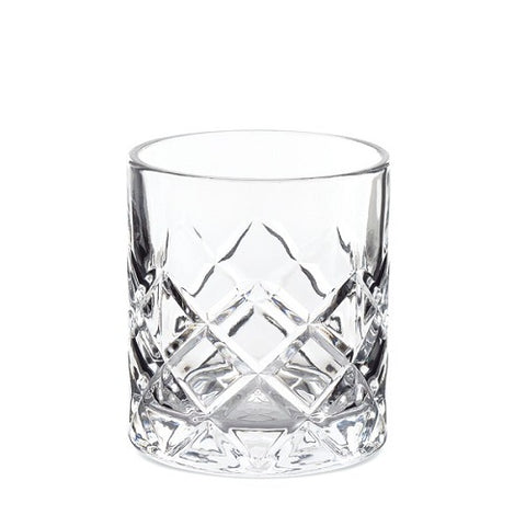 Diamond Cut Rocks Glass