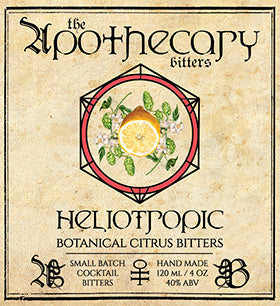 Apothecary Heliotropic Floral Citrus Bitters (Seasonal), 4 oz
