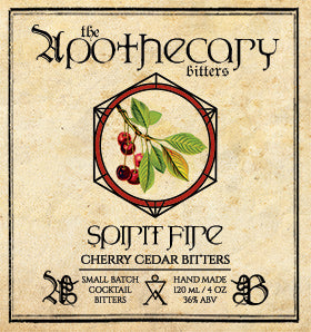 Apothecary Spirit Fire Cherry Cedar Bitters, 4 oz