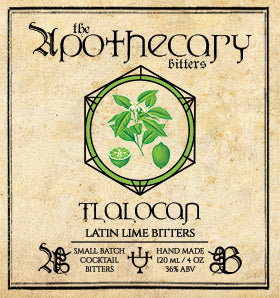 Apothecary Tlalocan Latin Lime Bitters, 4 oz